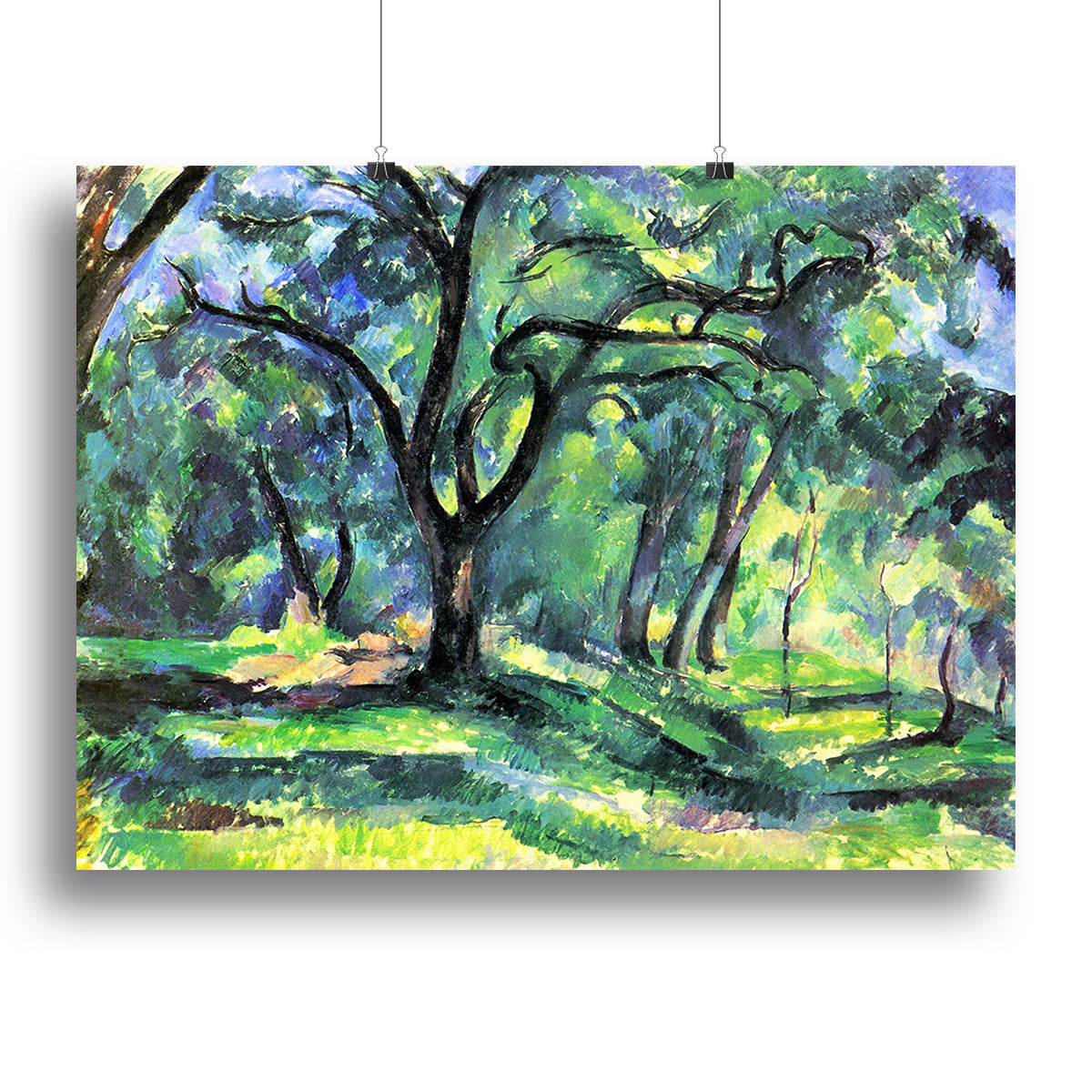 In the Woods by Cezanne Canvas Print or Poster - Canvas Art Rocks - 2