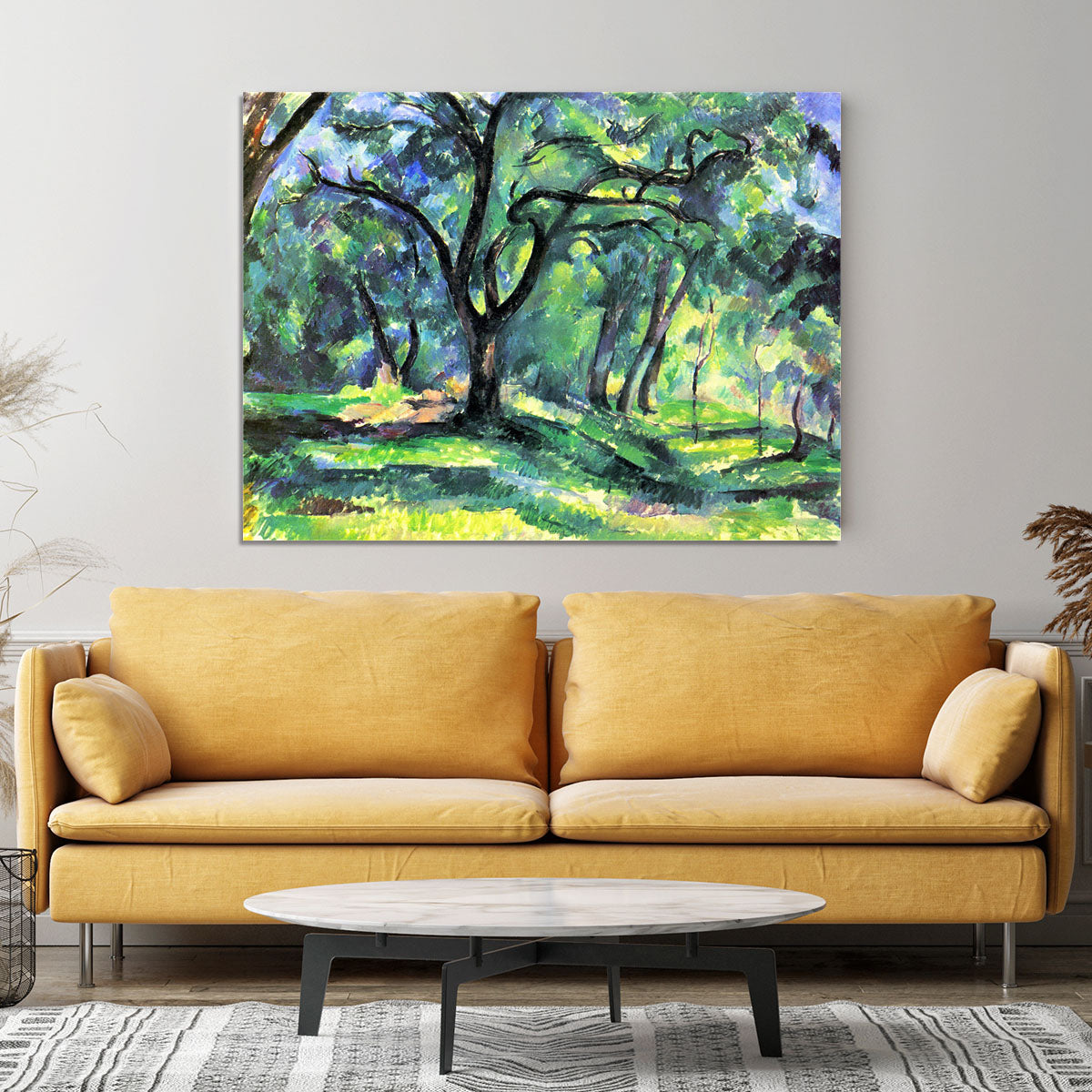 In the Woods by Cezanne Canvas Print or Poster - Canvas Art Rocks - 4