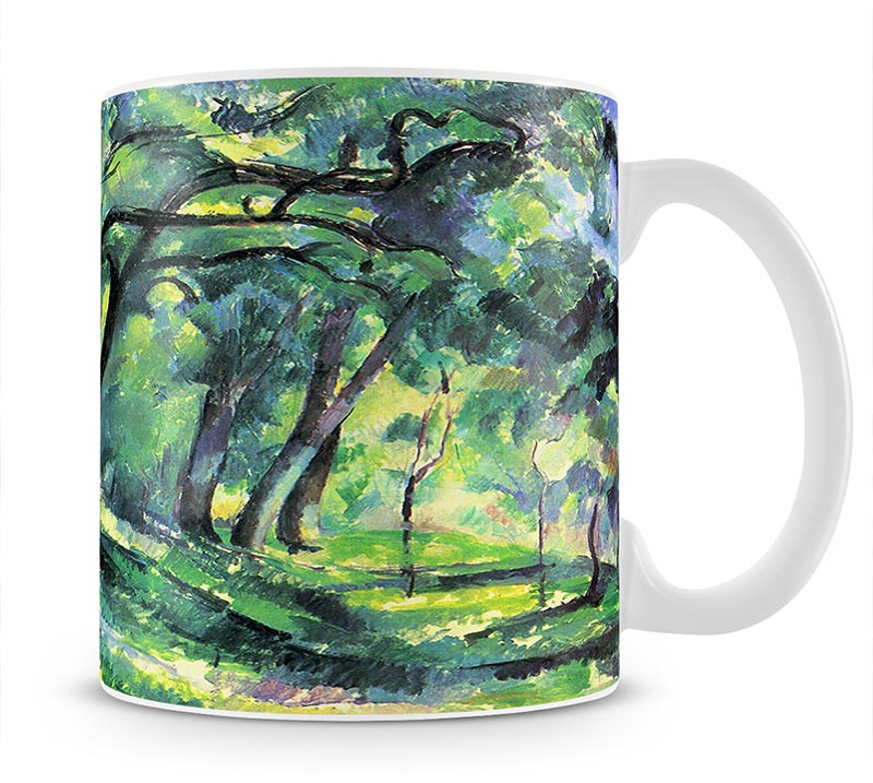 In the Woods by Cezanne Mug - Canvas Art Rocks - 1