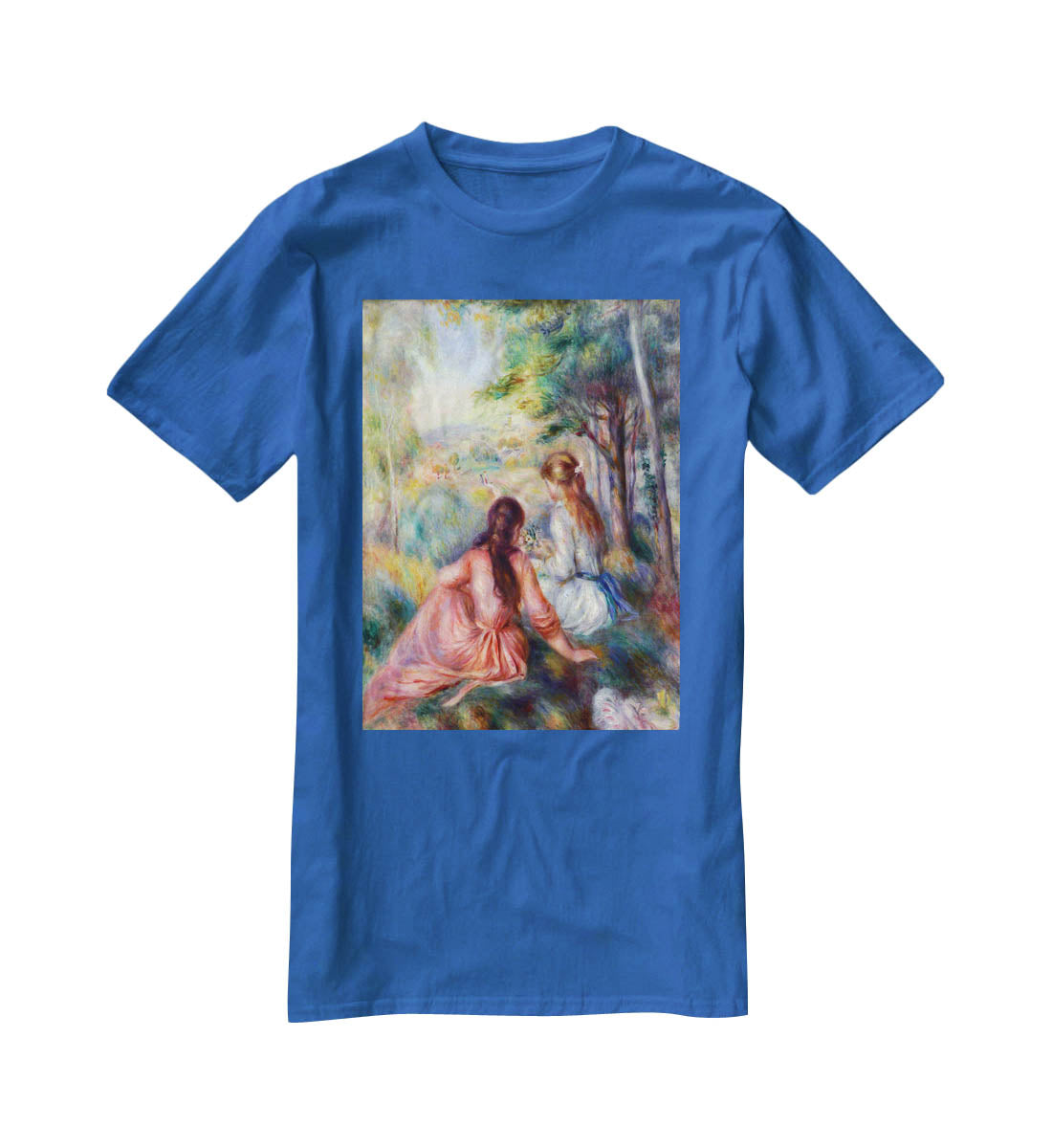 In the meadow by Renoir T-Shirt - Canvas Art Rocks - 2