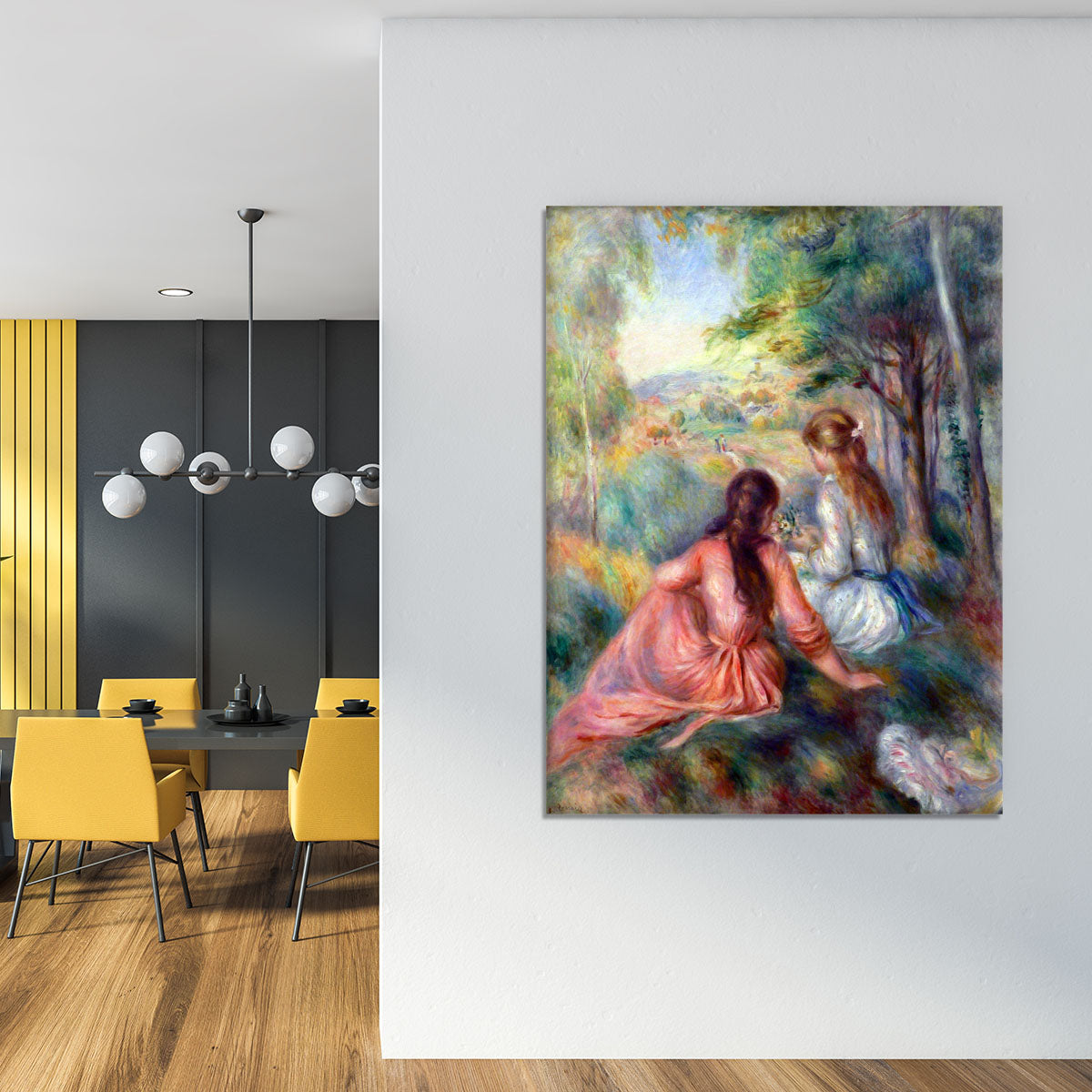 In the meadow by Renoir Canvas Print or Poster - Canvas Art Rocks - 4
