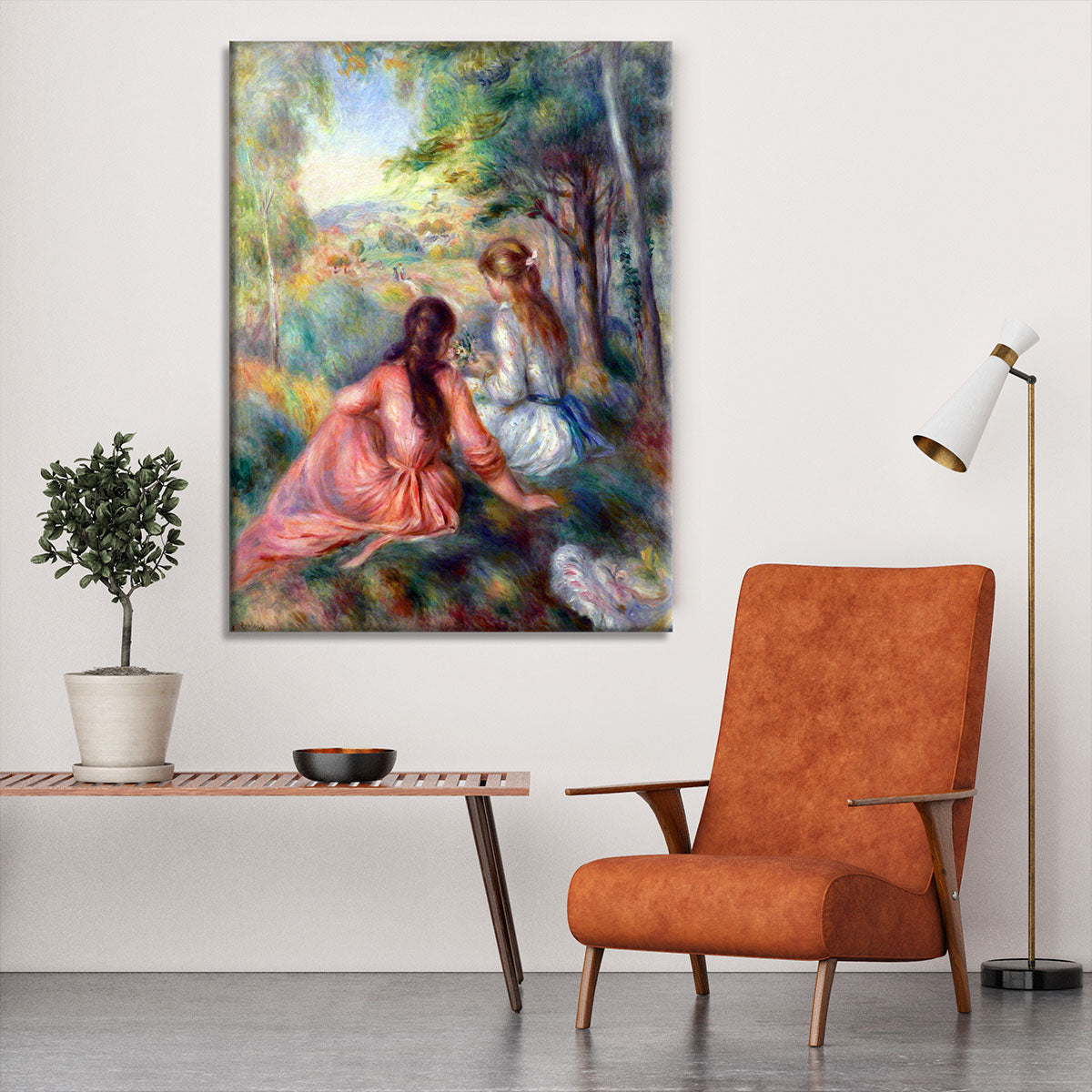 In the meadow by Renoir Canvas Print or Poster - Canvas Art Rocks - 6