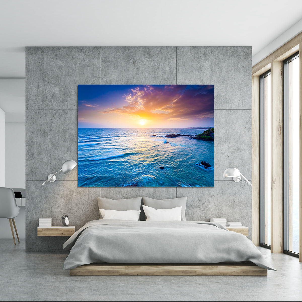 Indian ocean on sunset Canvas Print or Poster - Canvas Art Rocks - 5