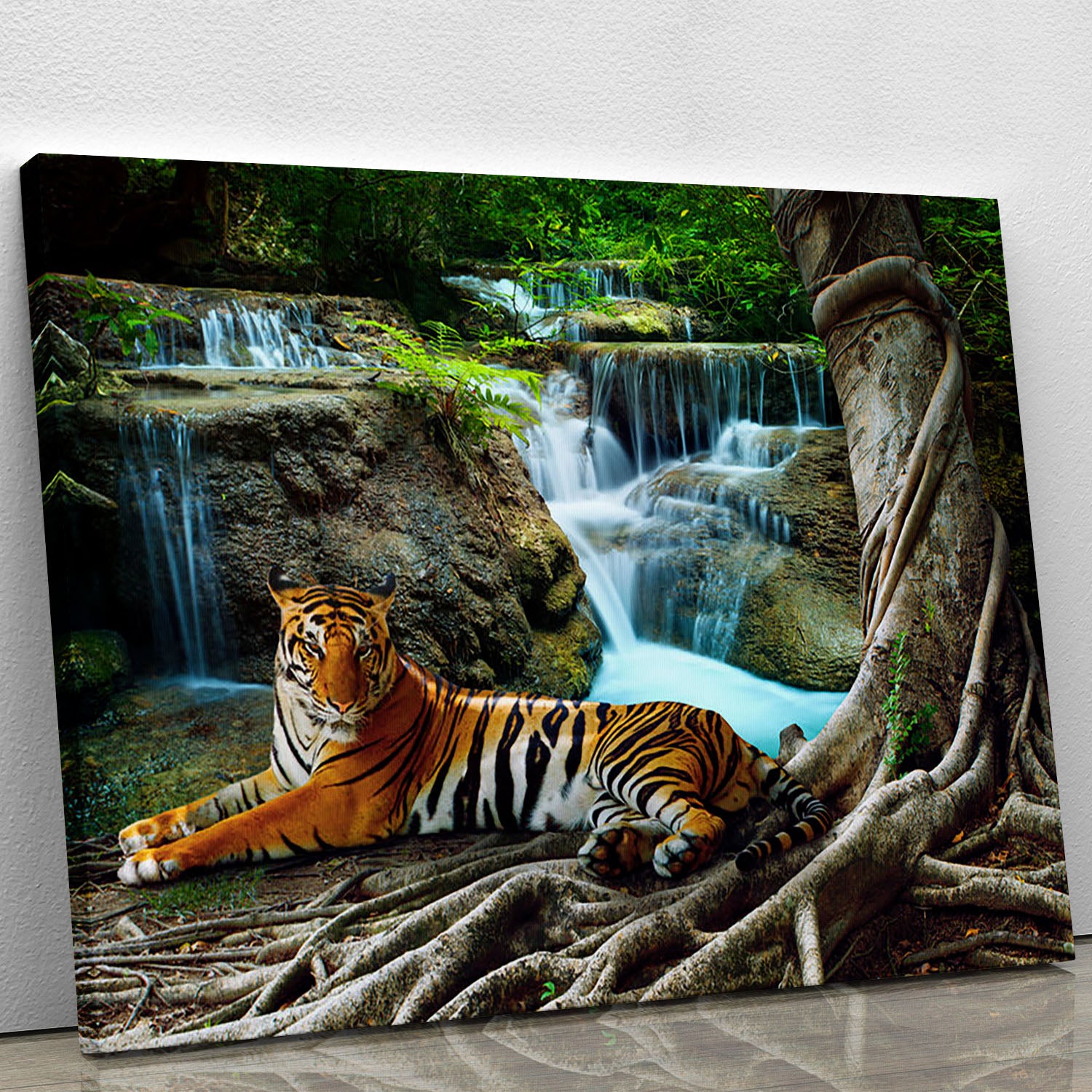 Indochina tiger Canvas Print or Poster - Canvas Art Rocks - 1