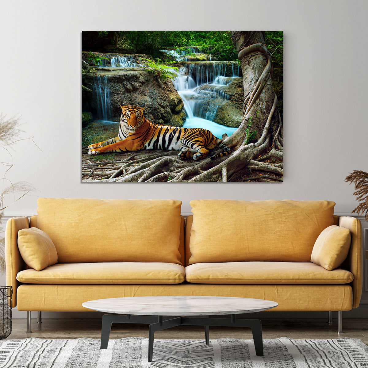 Indochina tiger Canvas Print or Poster - Canvas Art Rocks - 4