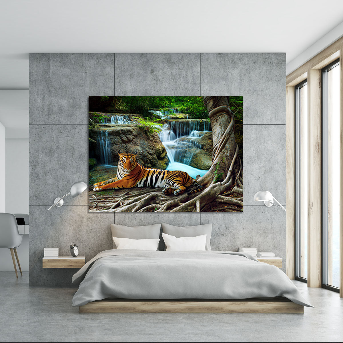 Indochina tiger Canvas Print or Poster - Canvas Art Rocks - 5