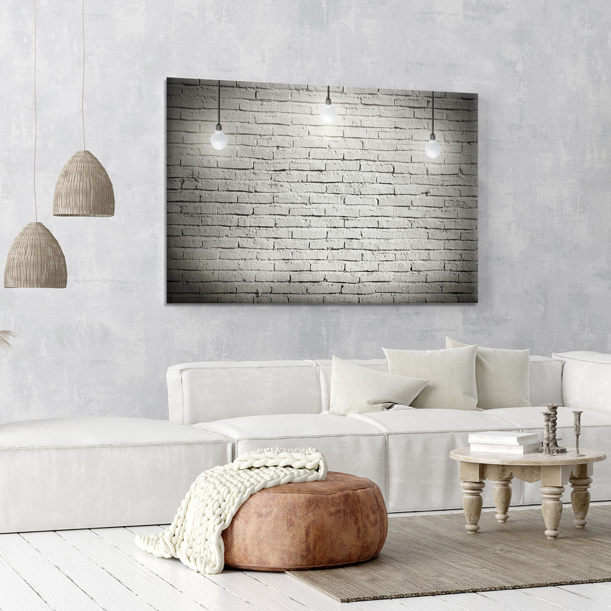 Industrial interior with wooden Canvas Print or Poster - Canvas Art Rocks - 6