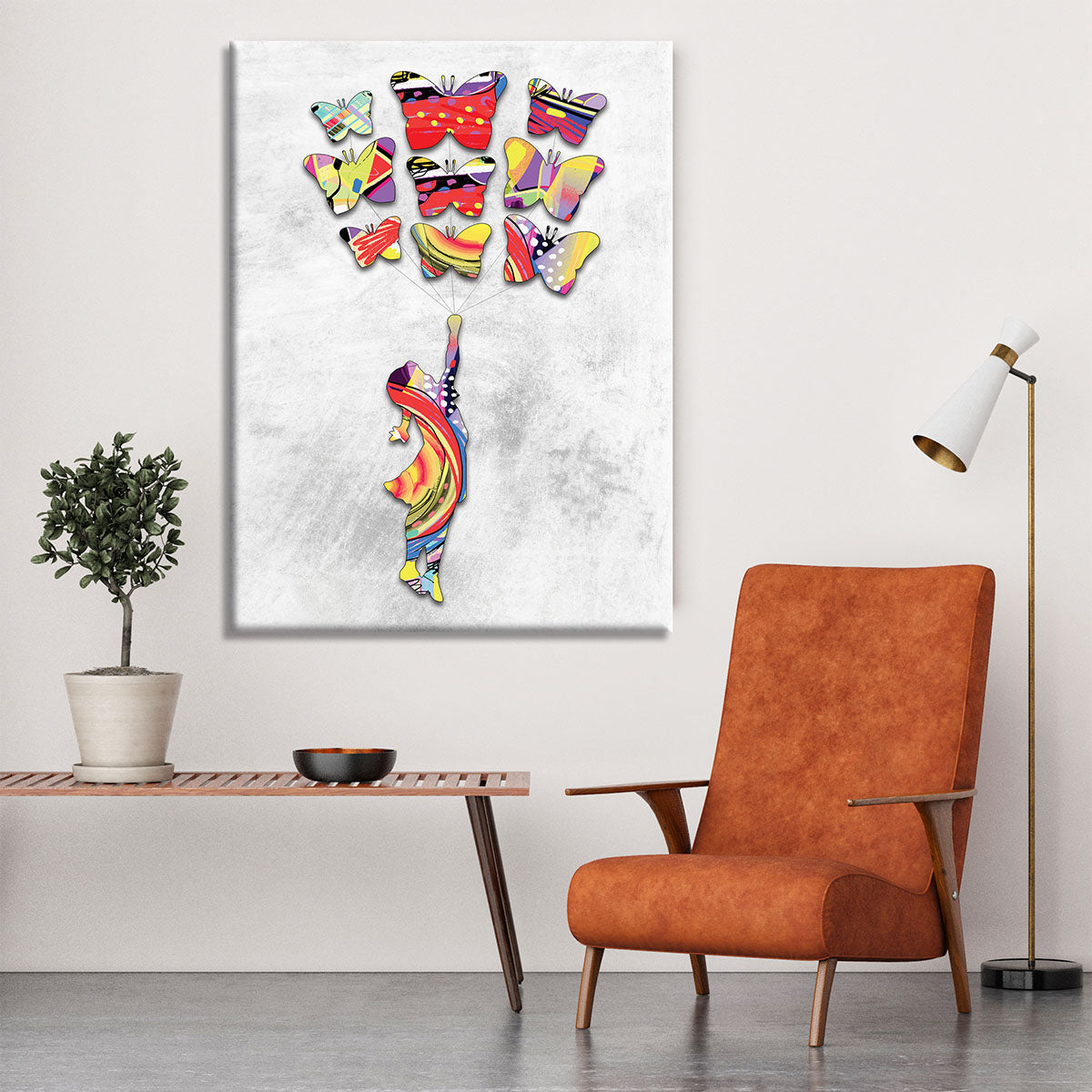 Inspired By Flying Butterflies Canvas Print or Poster - Canvas Art Rocks - 6