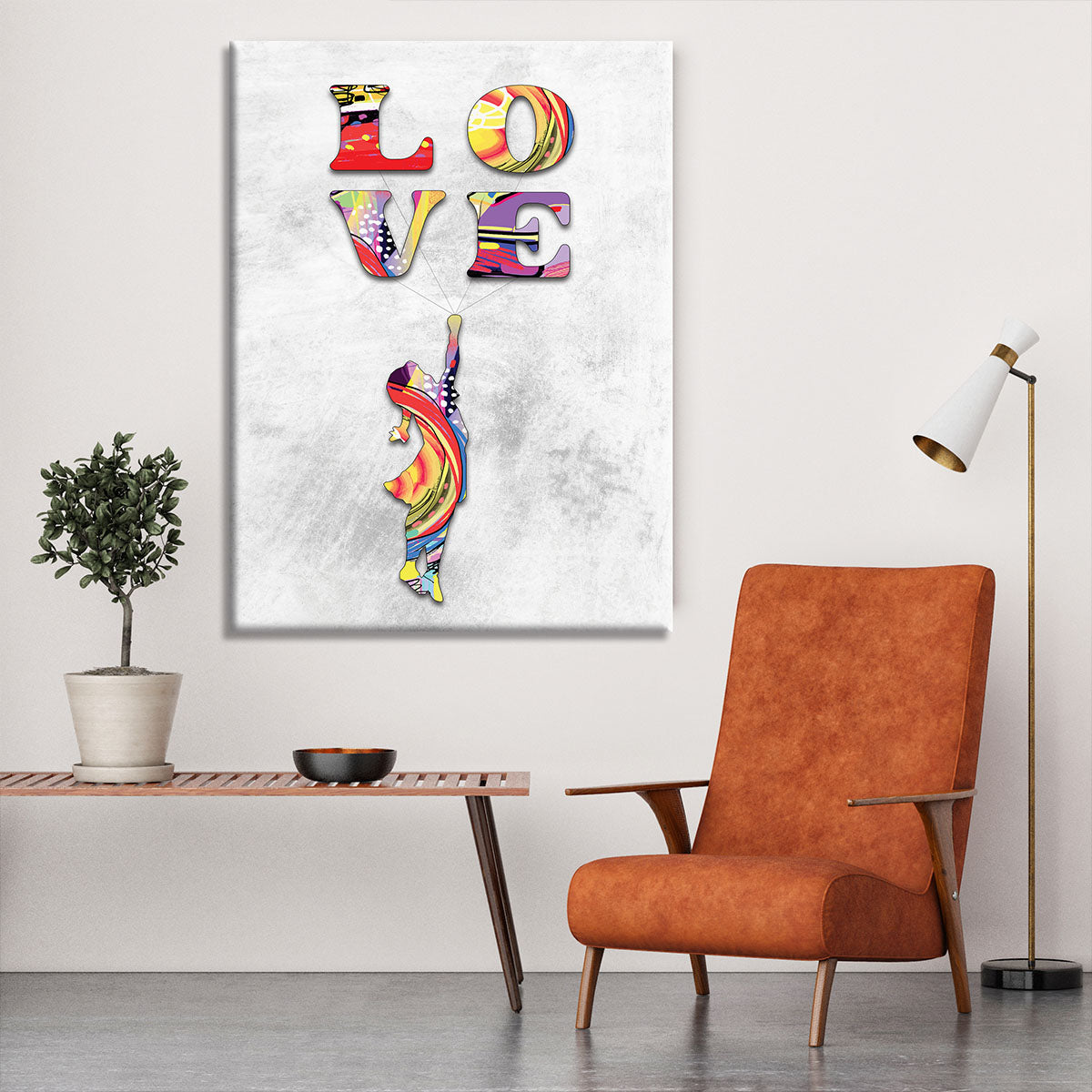 Inspired By Flying Love Canvas Print or Poster - Canvas Art Rocks - 6