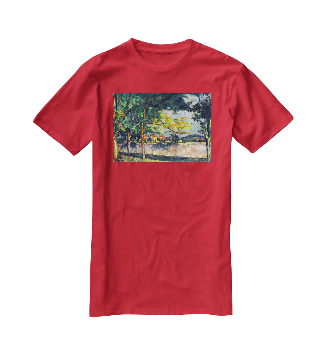 Into Street by Cezanne T-Shirt - Canvas Art Rocks - 4