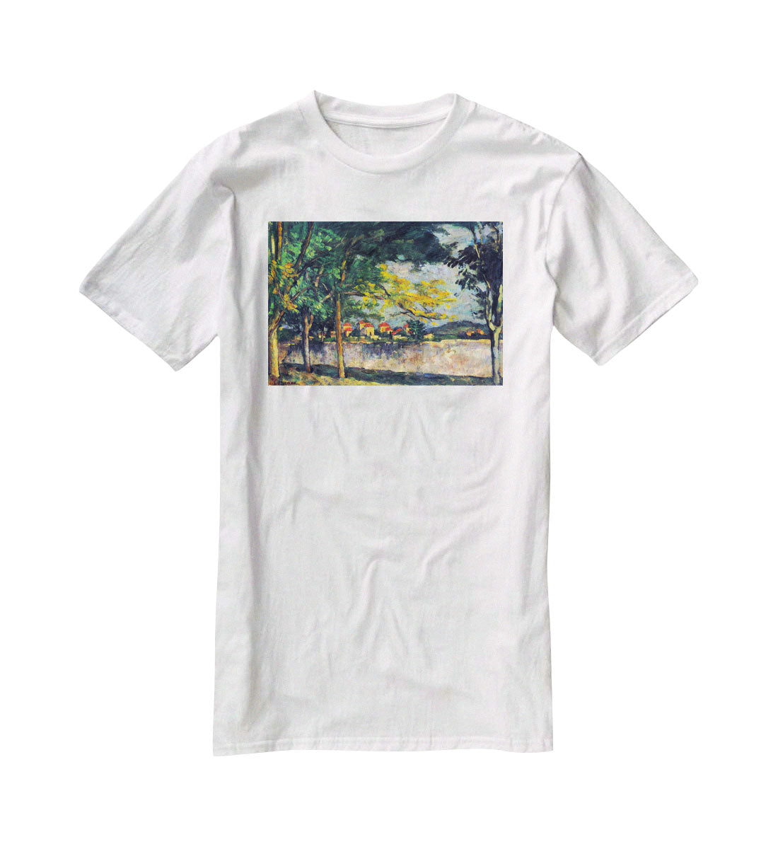 Into Street by Cezanne T-Shirt - Canvas Art Rocks - 5