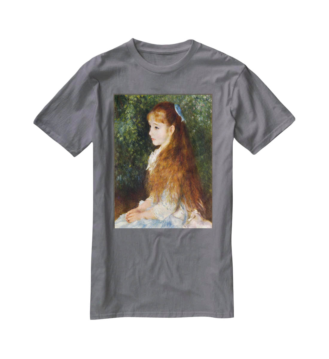 Irene Cahen d Anvers by Renoir T-Shirt - Canvas Art Rocks - 3