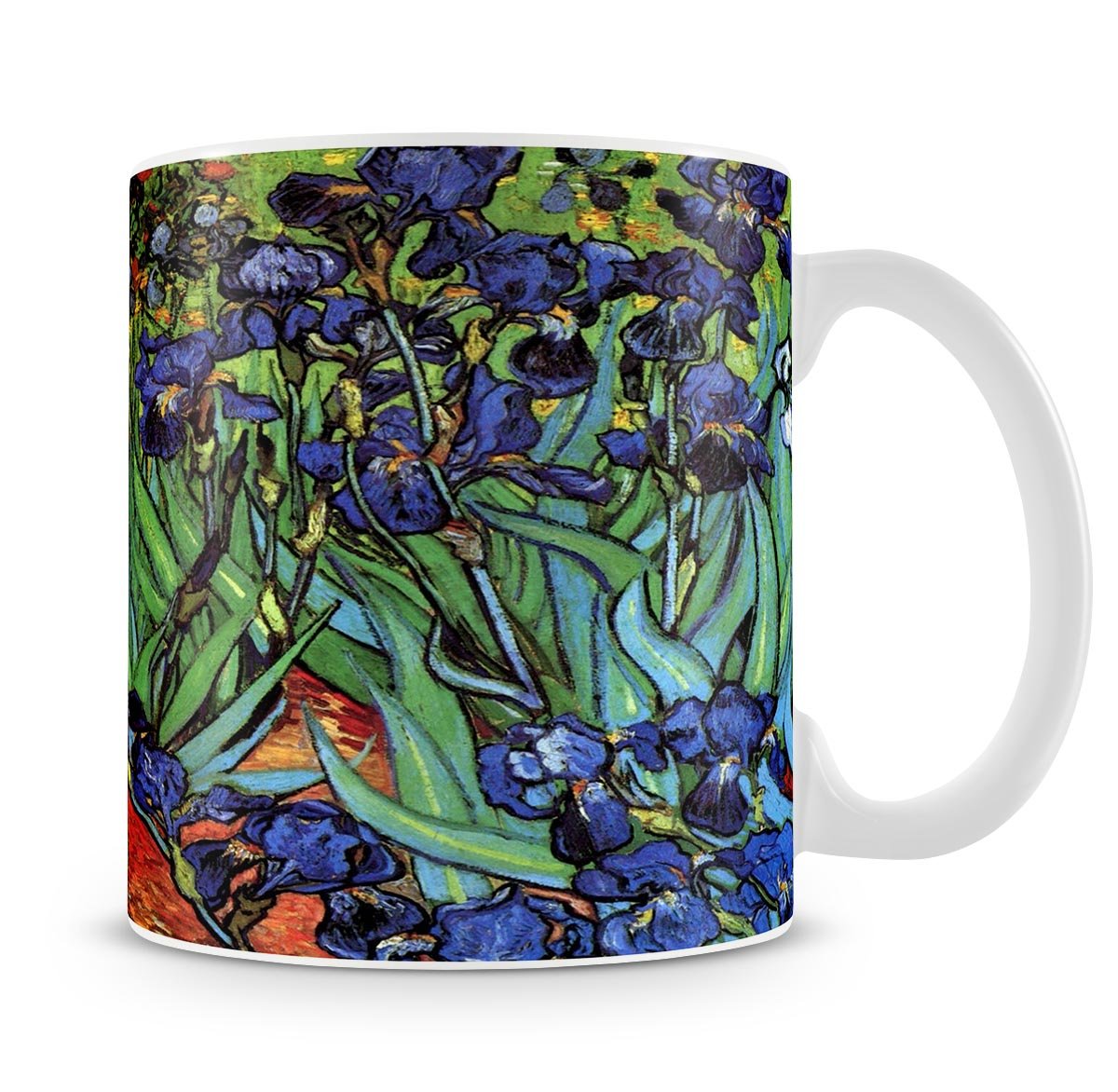 Irises 2 by Van Gogh Mug - Canvas Art Rocks - 4