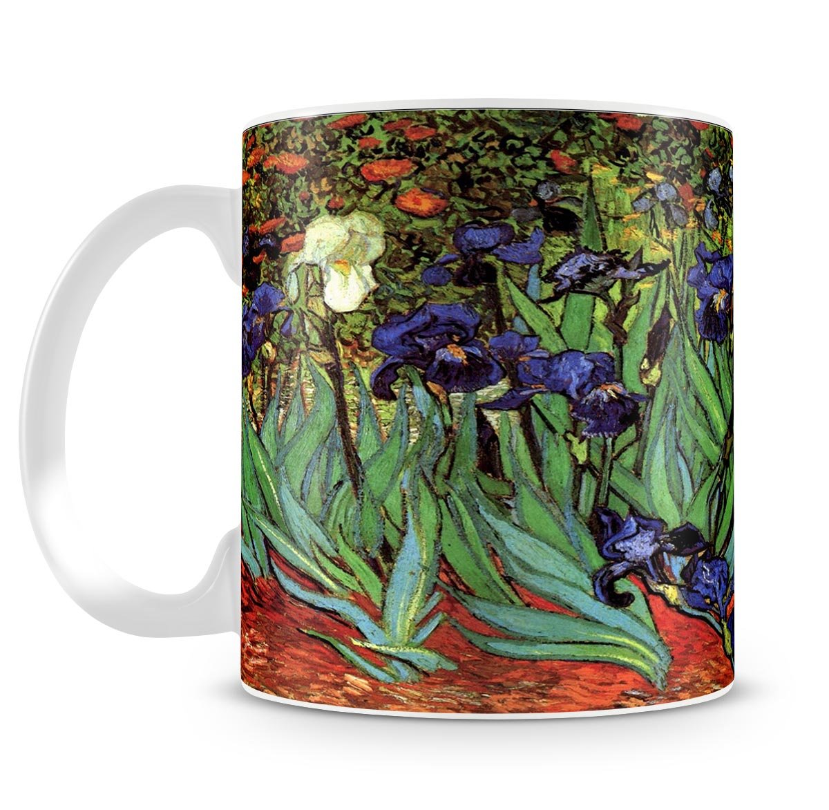 Irises 2 by Van Gogh Mug - Canvas Art Rocks - 4