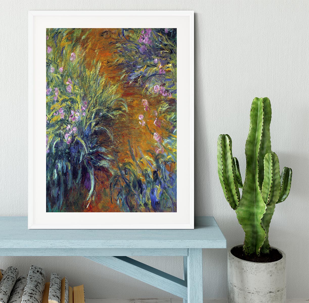 Irises by Monet Framed Print - Canvas Art Rocks - 5