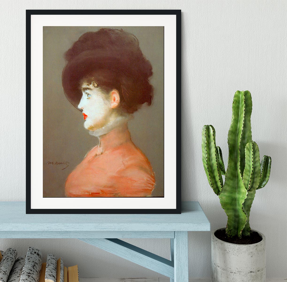 Irma Brunne by Manet Framed Print - Canvas Art Rocks - 1