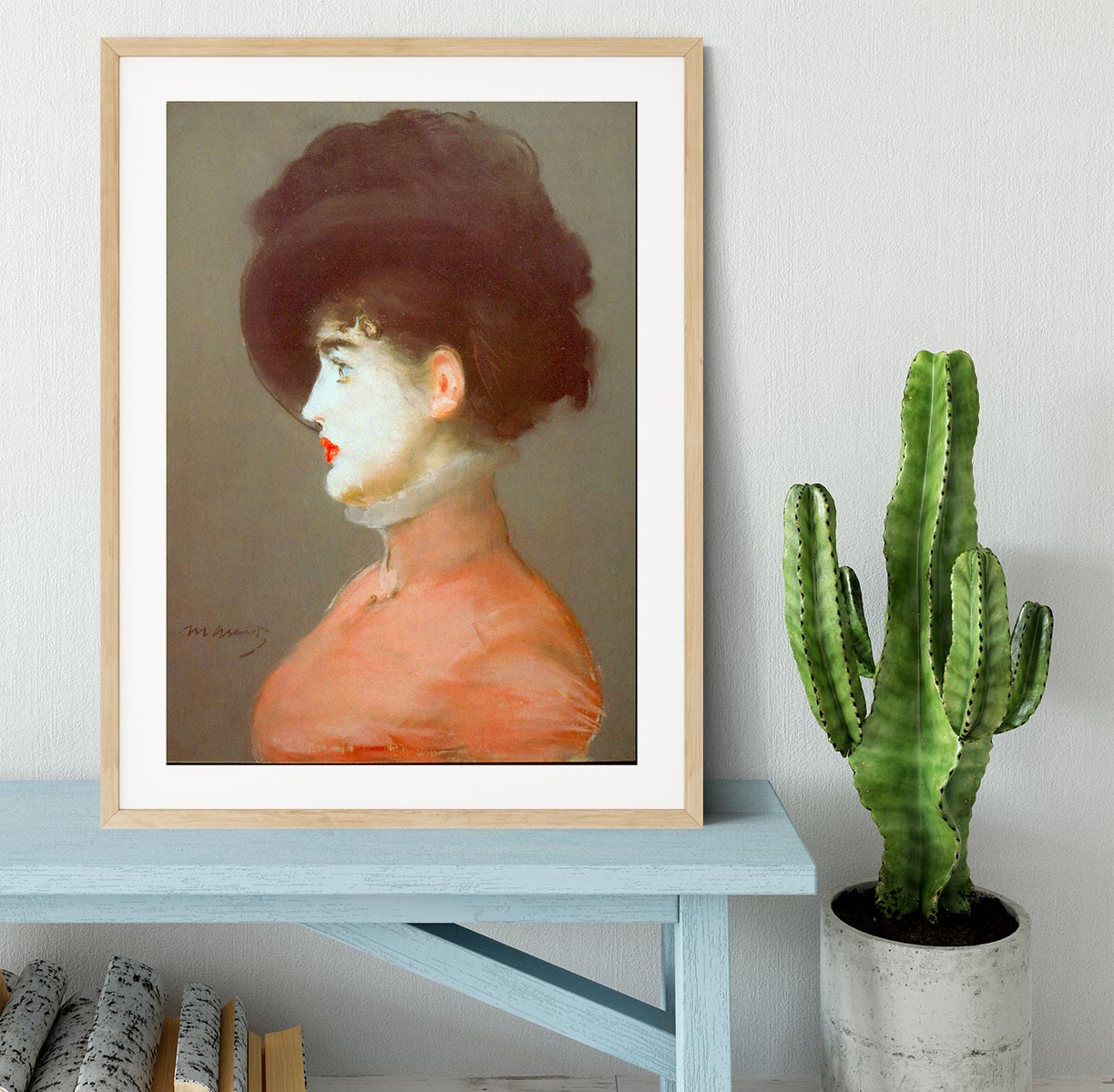 Irma Brunne by Manet Framed Print - Canvas Art Rocks - 3