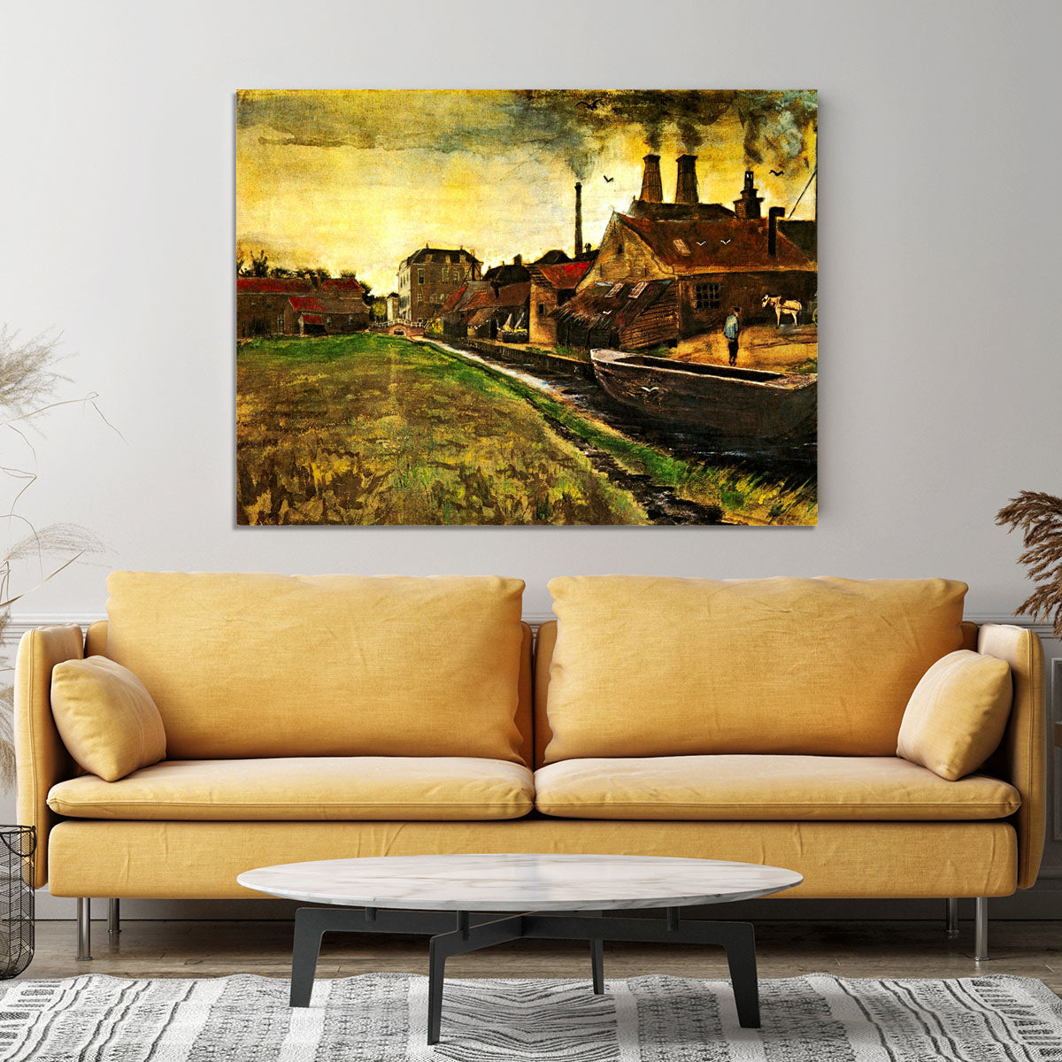 Iron Mill in The Hague by Van Gogh Canvas Print or Poster - Canvas Art Rocks - 4