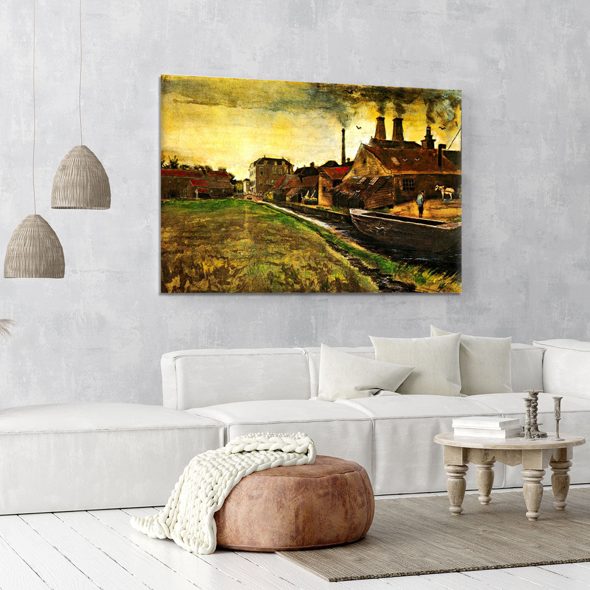 Iron Mill in The Hague by Van Gogh Canvas Print or Poster - Canvas Art Rocks - 6