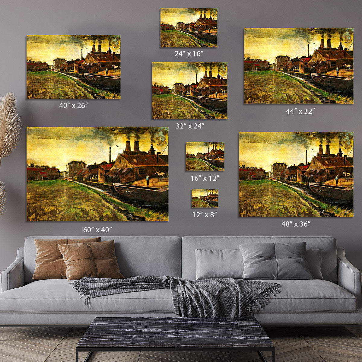Iron Mill in The Hague by Van Gogh Canvas Print or Poster - Canvas Art Rocks - 7