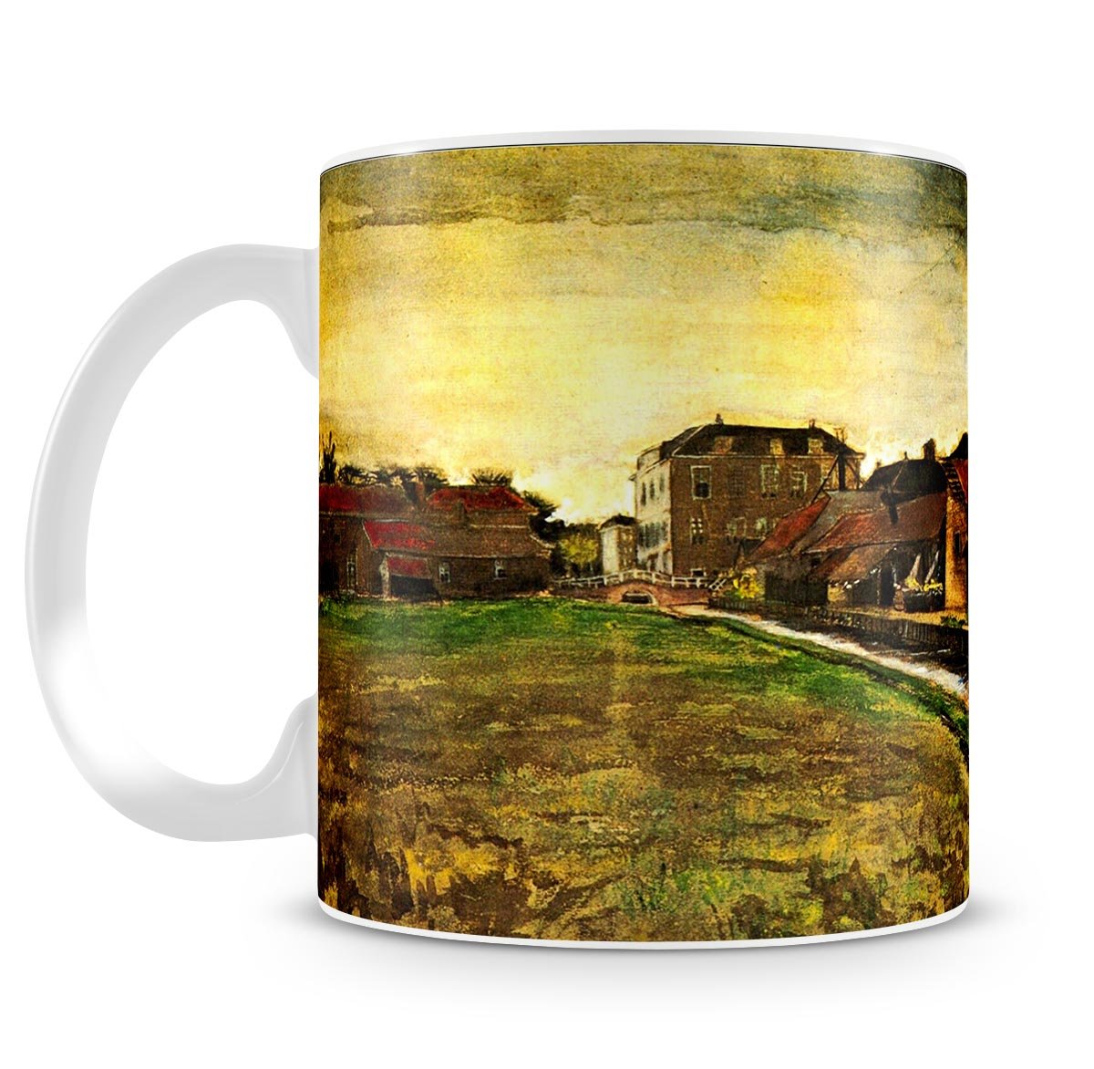 Iron Mill in The Hague by Van Gogh Mug - Canvas Art Rocks - 4