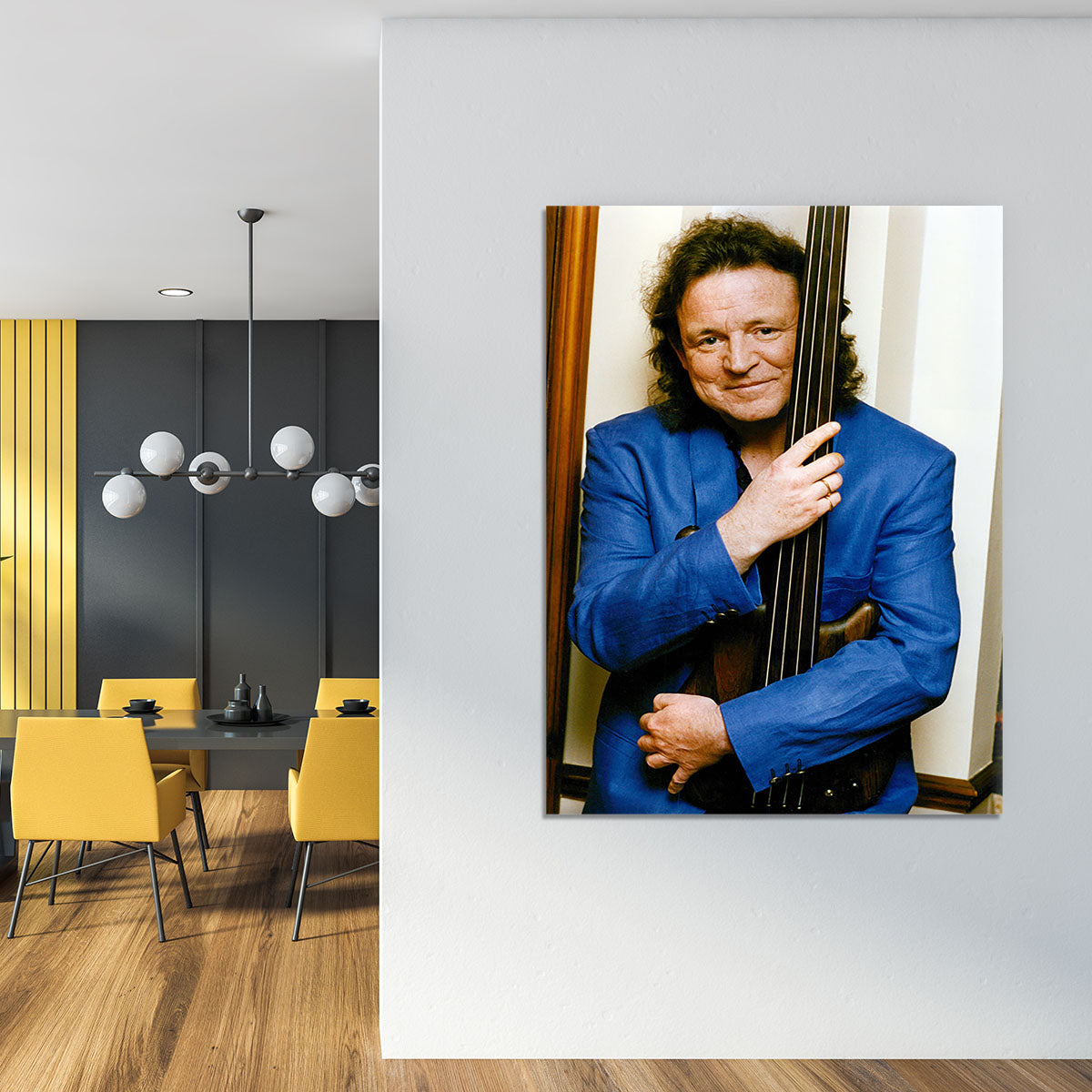 Jack Bruce bass player with Cream Canvas Print or Poster - Canvas Art Rocks - 4