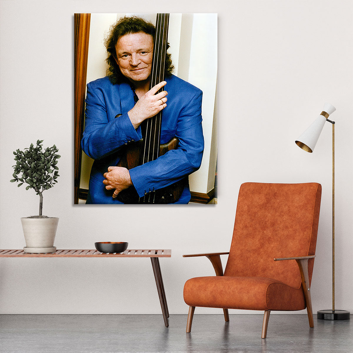 Jack Bruce bass player with Cream Canvas Print or Poster - Canvas Art Rocks - 6