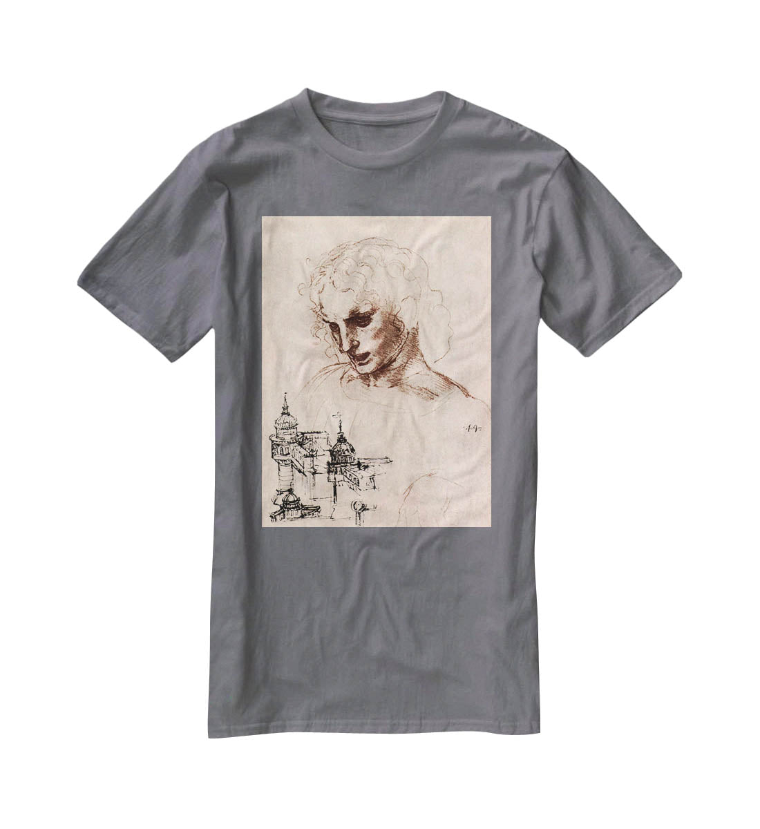 Jacobus Maior by Da Vinci T-Shirt - Canvas Art Rocks - 3