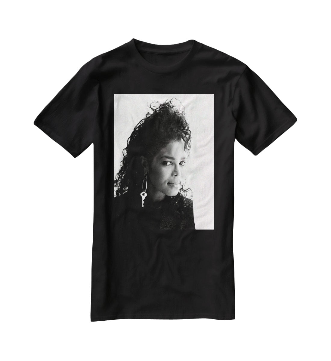 Janet Jackson in 1987 T-Shirt - Canvas Art Rocks - 1