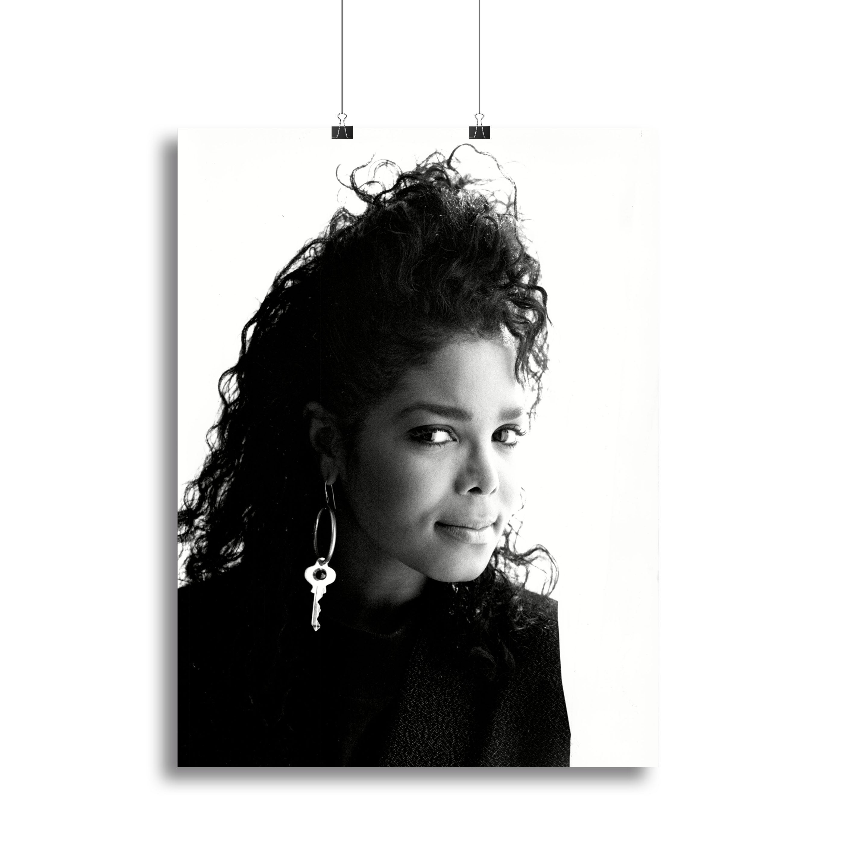Janet Jackson in 1987 Canvas Print or Poster - Canvas Art Rocks - 2