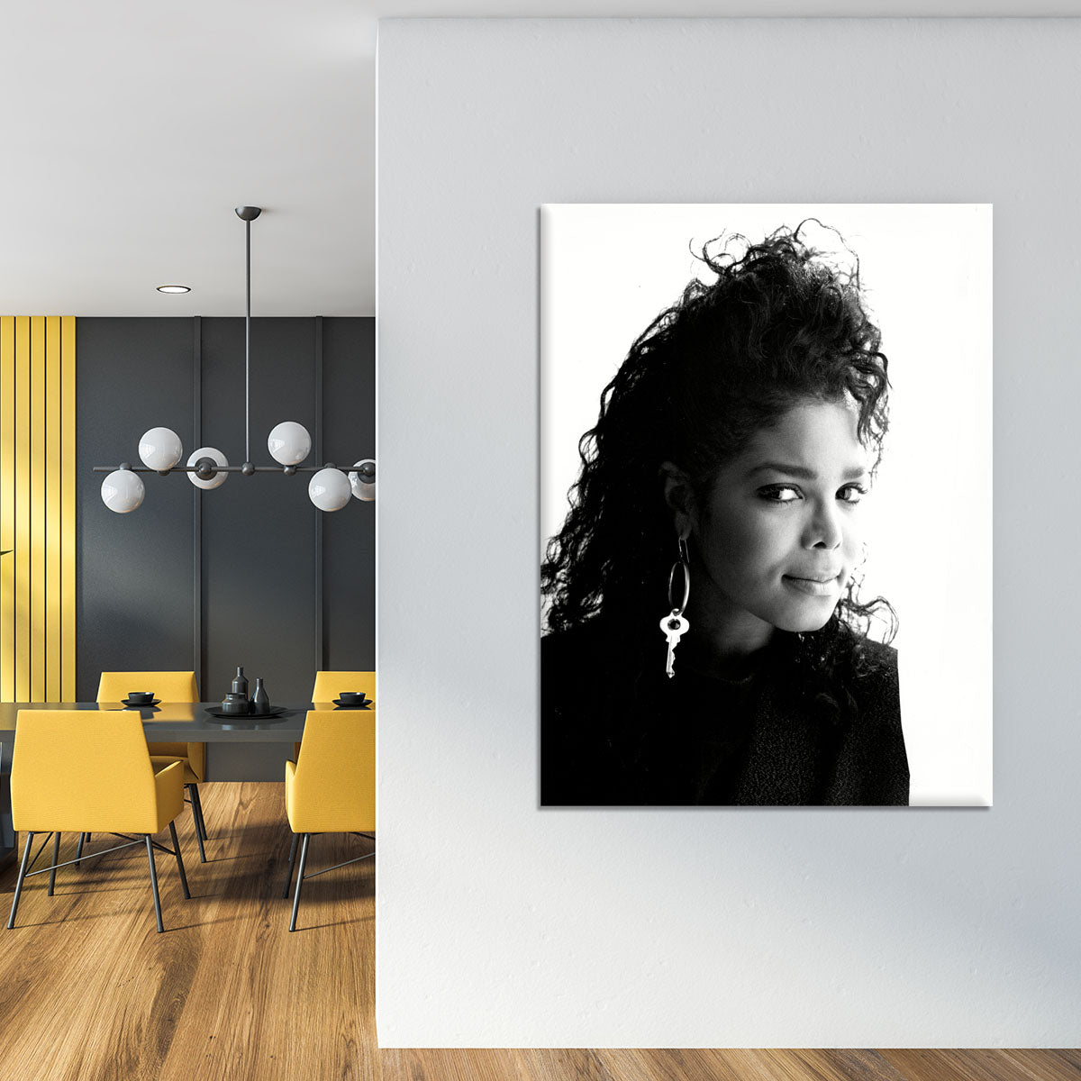 Janet Jackson in 1987 Canvas Print or Poster - Canvas Art Rocks - 4