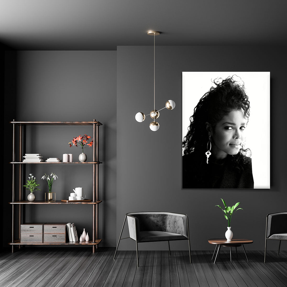 Janet Jackson in 1987 Canvas Print or Poster - Canvas Art Rocks - 5