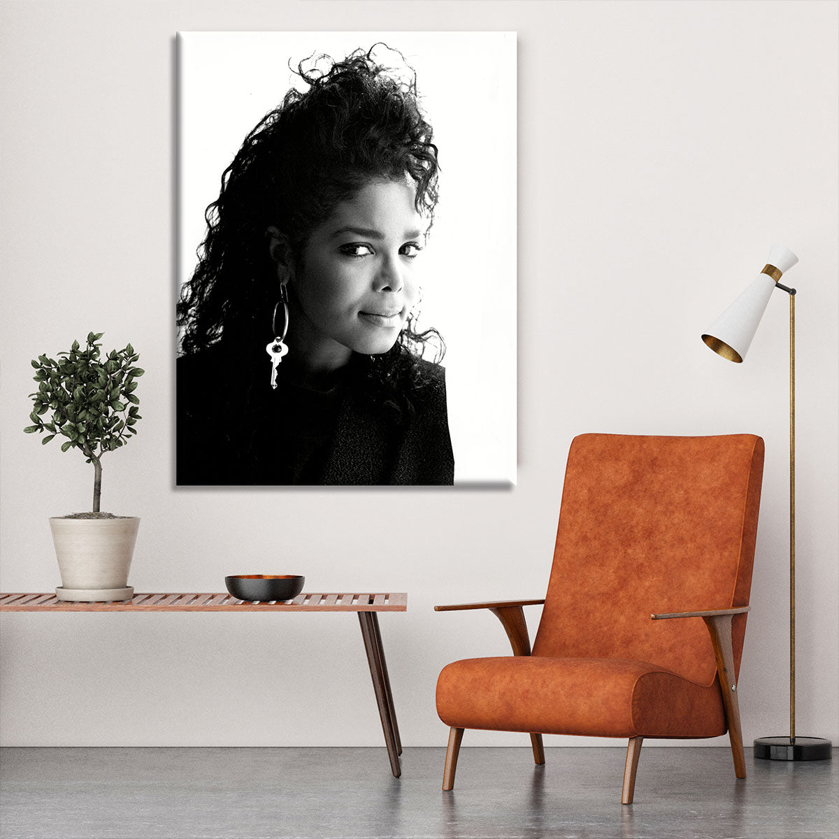 Janet Jackson in 1987 Canvas Print or Poster - Canvas Art Rocks - 6