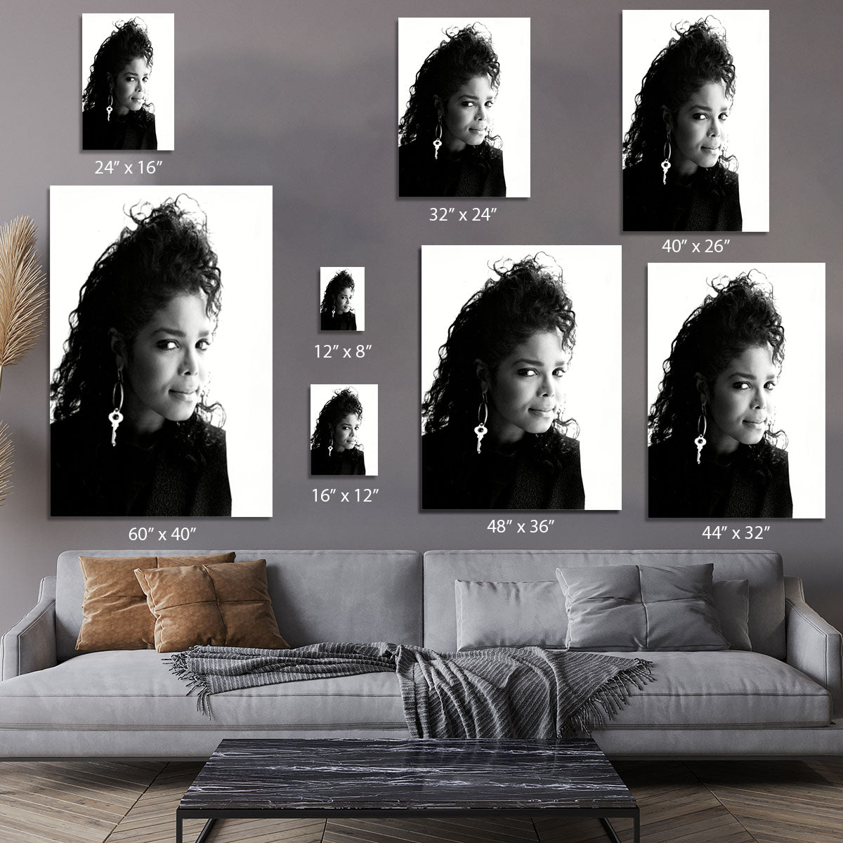 Janet Jackson in 1987 Canvas Print or Poster - Canvas Art Rocks - 7