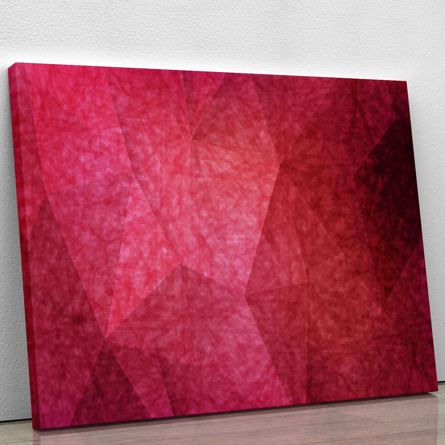 Japanese paper red background Canvas Print or Poster - Canvas Art Rocks - 1