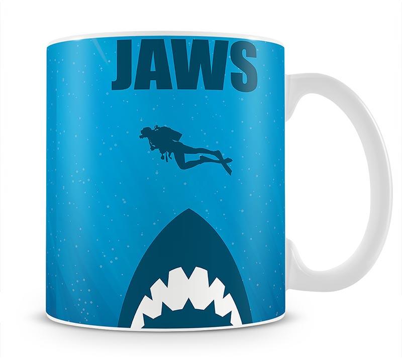 Jaws Minimal Movie Mug - Canvas Art Rocks - 1