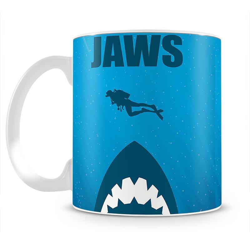 Jaws Minimal Movie Mug - Canvas Art Rocks - 2
