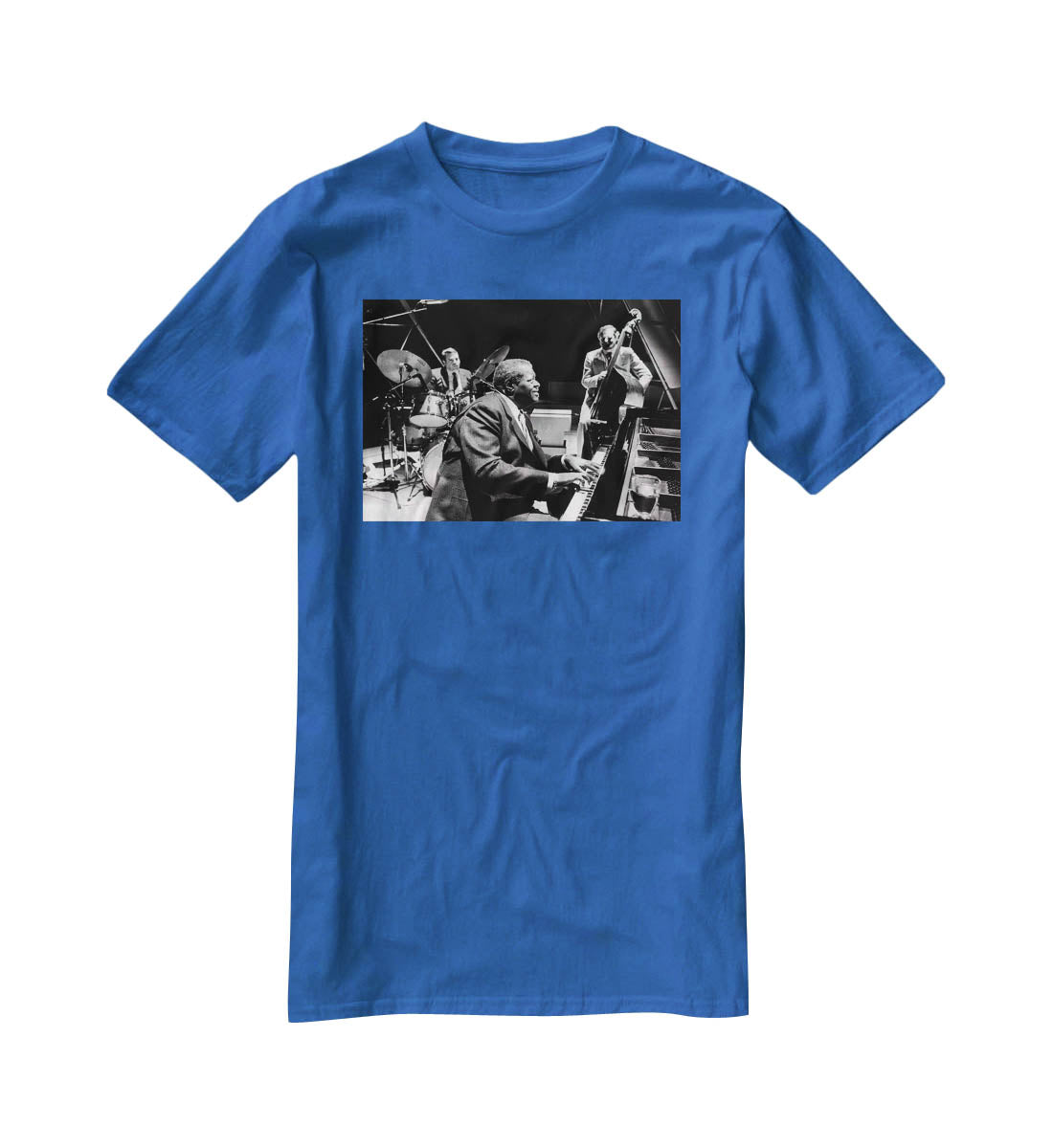 Jazz pianist Oscar Peterson T-Shirt - Canvas Art Rocks - 2