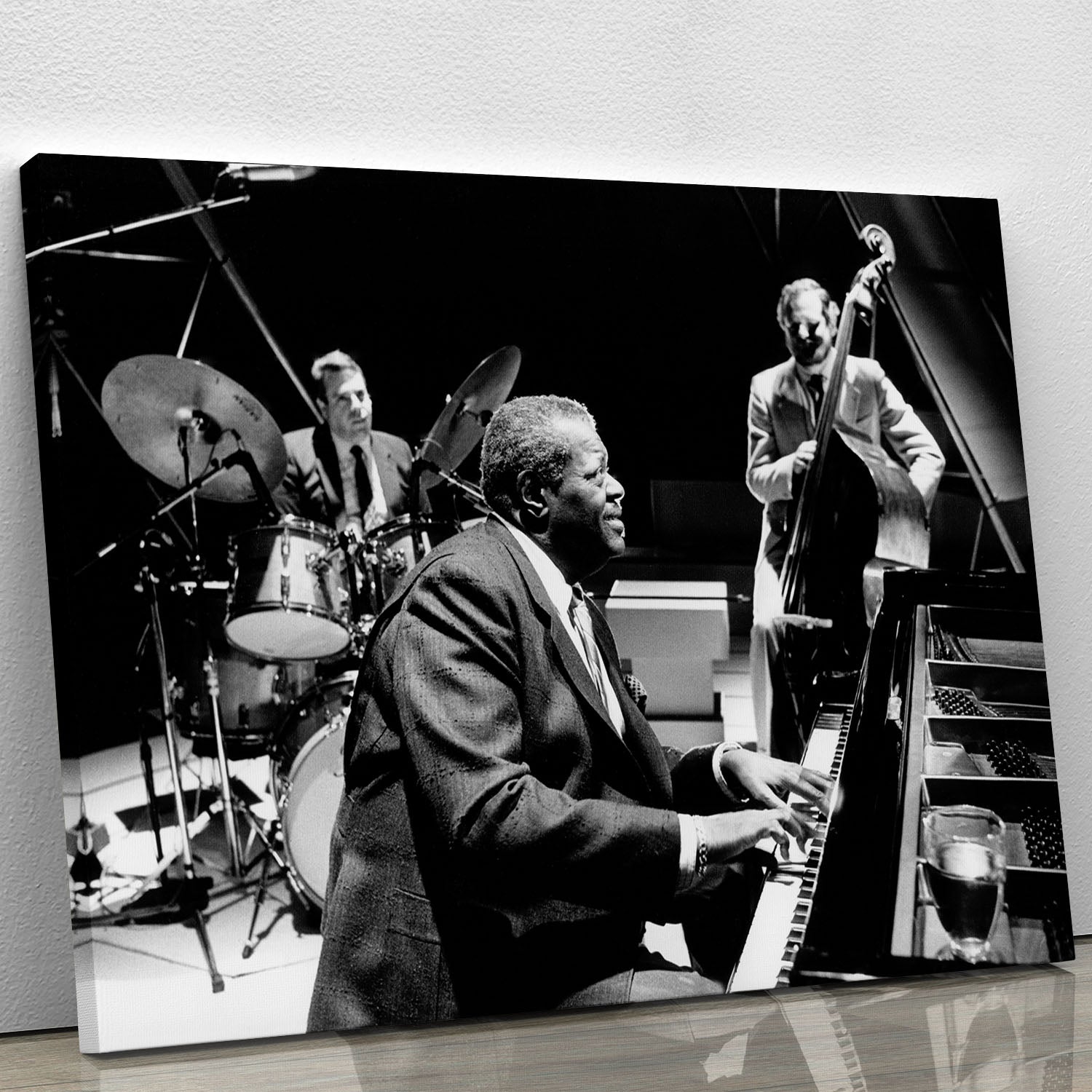 Jazz pianist Oscar Peterson Canvas Print or Poster - Canvas Art Rocks - 1