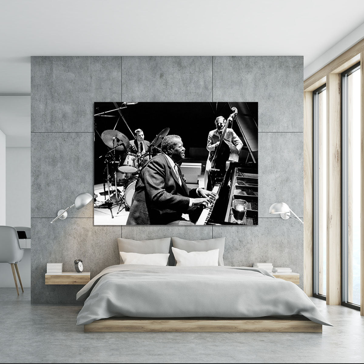 Jazz pianist Oscar Peterson Canvas Print or Poster - Canvas Art Rocks - 5