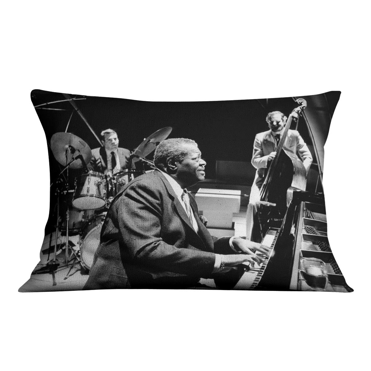 Jazz pianist Oscar Peterson Cushion