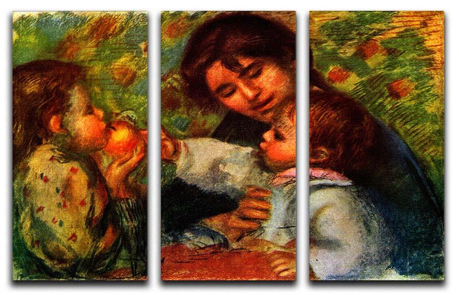 Jean Renoir and Gabrielle by Renoir 3 Split Panel Canvas Print - Canvas Art Rocks - 1