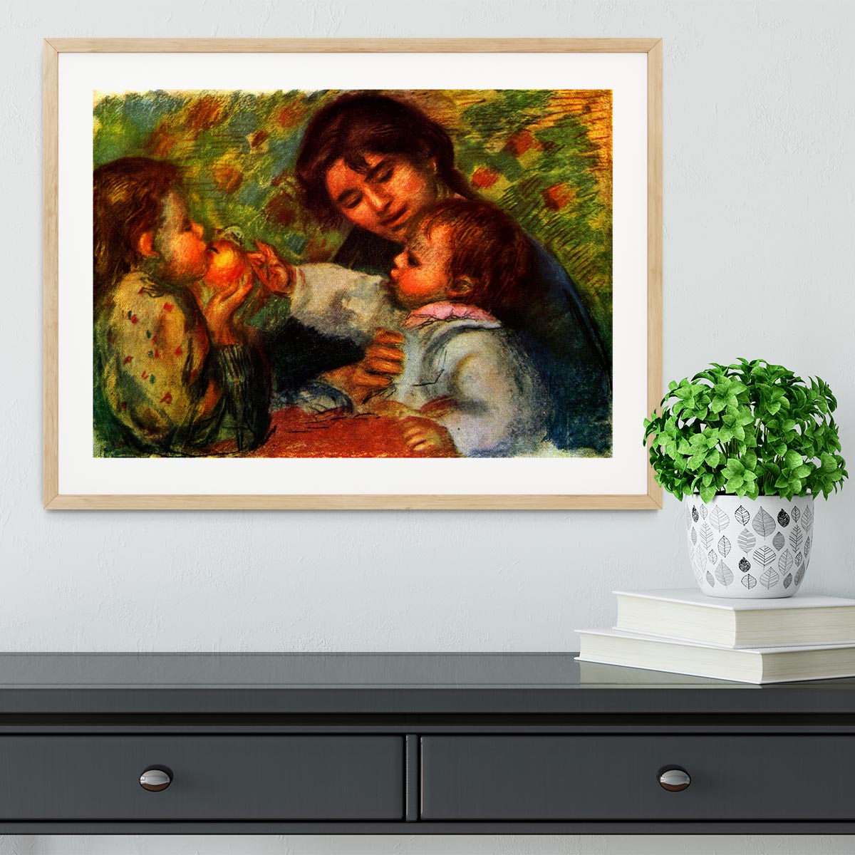 Jean Renoir and Gabrielle by Renoir Framed Print - Canvas Art Rocks - 3