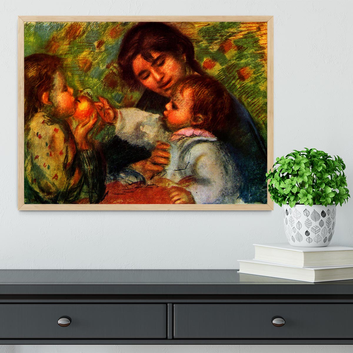 Jean Renoir and Gabrielle by Renoir Framed Print - Canvas Art Rocks - 4