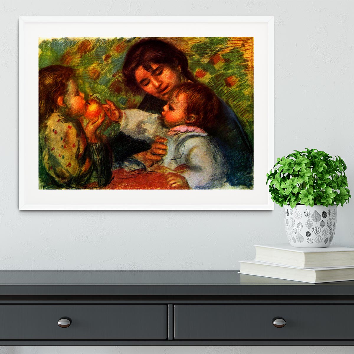 Jean Renoir and Gabrielle by Renoir Framed Print - Canvas Art Rocks - 5