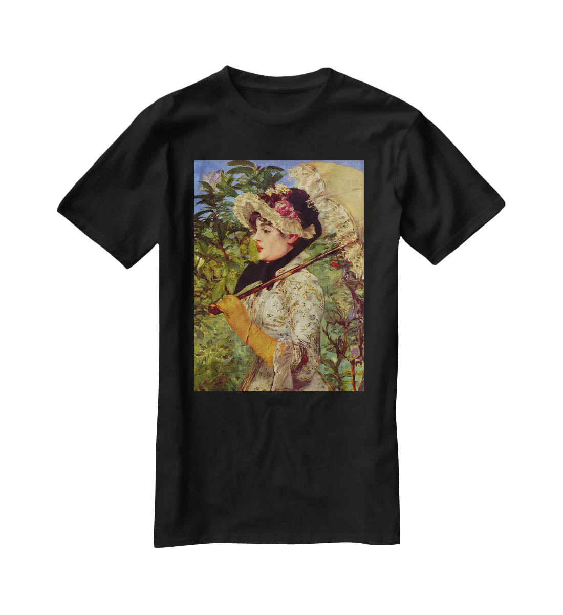 Jeanne by Manet T-Shirt - Canvas Art Rocks - 1