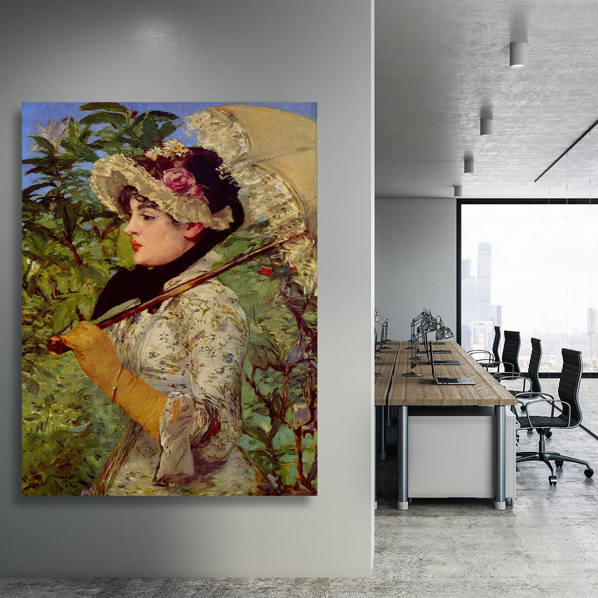 Jeanne by Manet Canvas Print or Poster - Canvas Art Rocks - 3