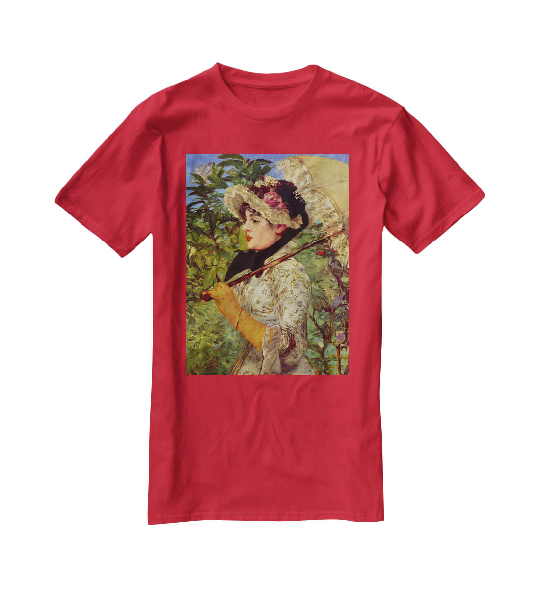 Jeanne by Manet T-Shirt - Canvas Art Rocks - 4