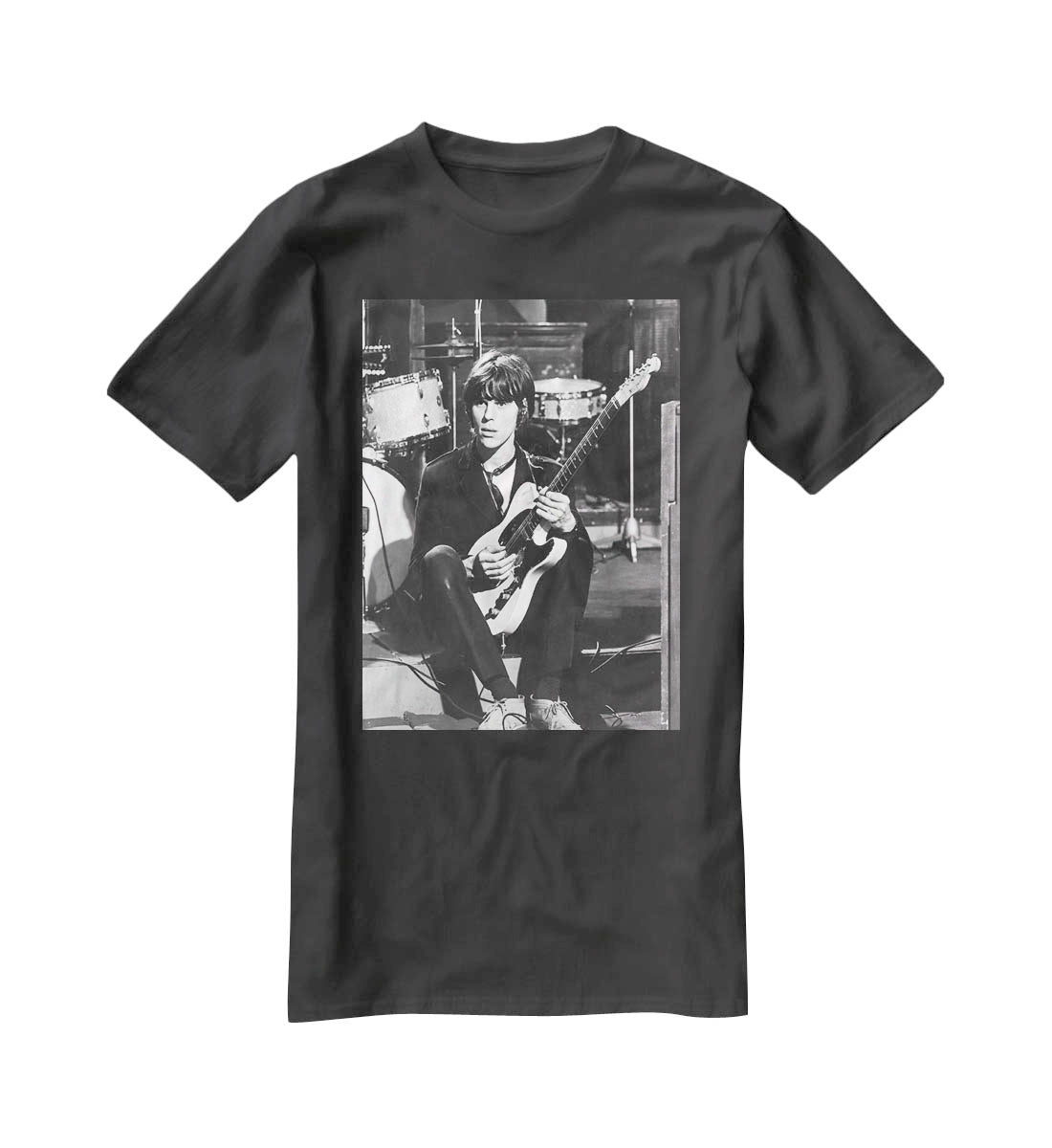 Jeff Beck in 1967 T-Shirt - Canvas Art Rocks - 1