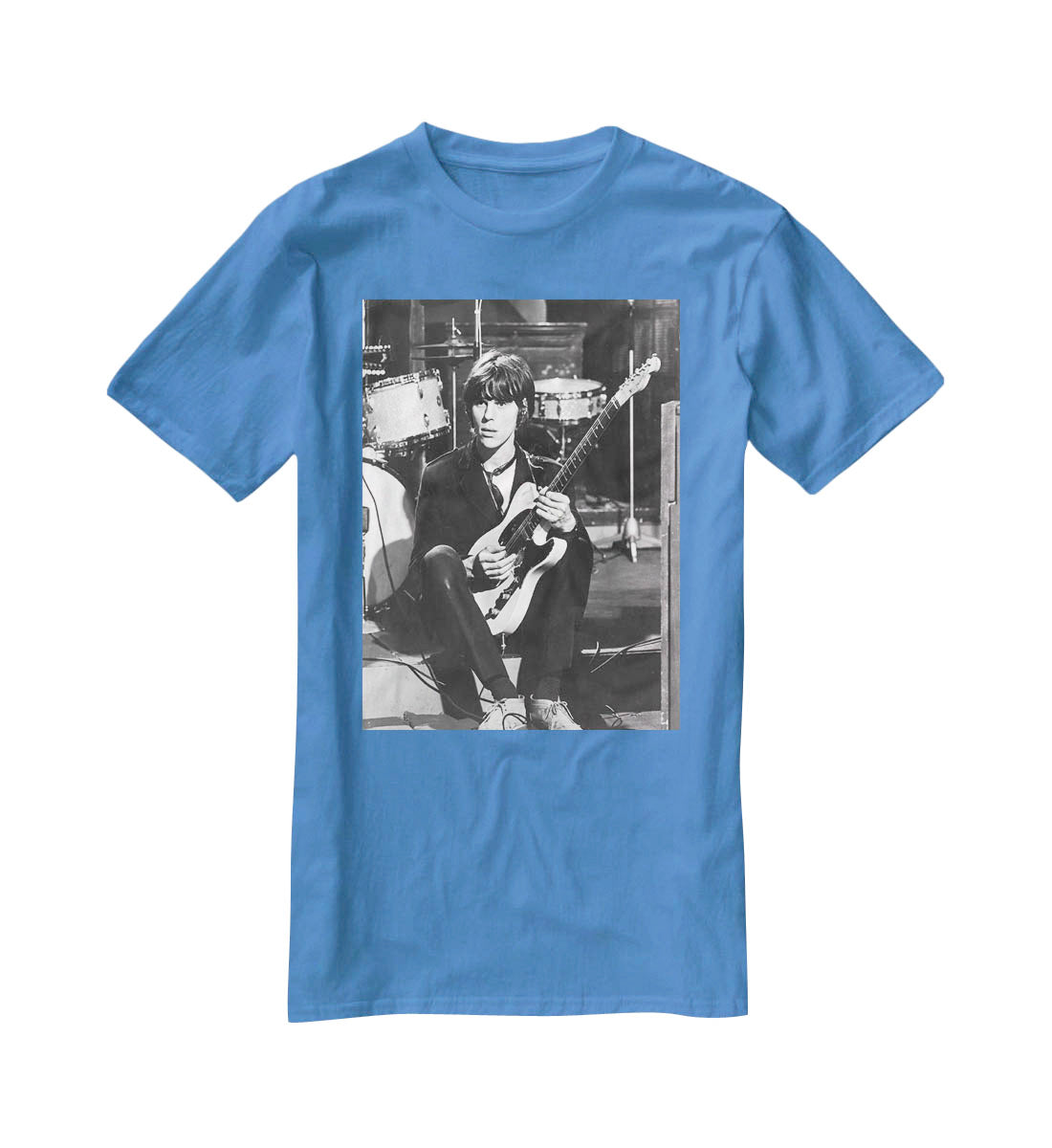Jeff Beck in 1967 T-Shirt - Canvas Art Rocks - 2